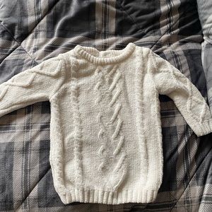 White Baby Girl Sweater